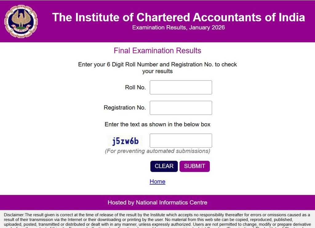 icai result 2026