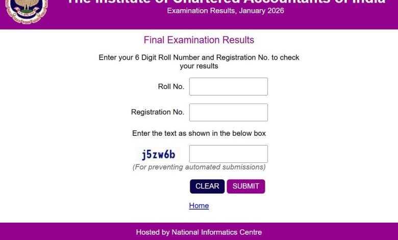 icai result 2026